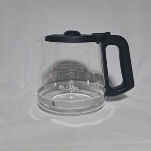 Mr. Coffee 12-Cup Glass Replacement Coffee‎ Carafe - Clear / Black